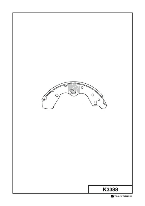Барабанные тормозные колодки KASHIYAMA K3388