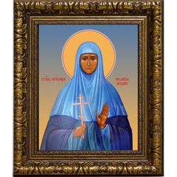 Пелагия Жидко святая преподобномученица. Икона на холсте.