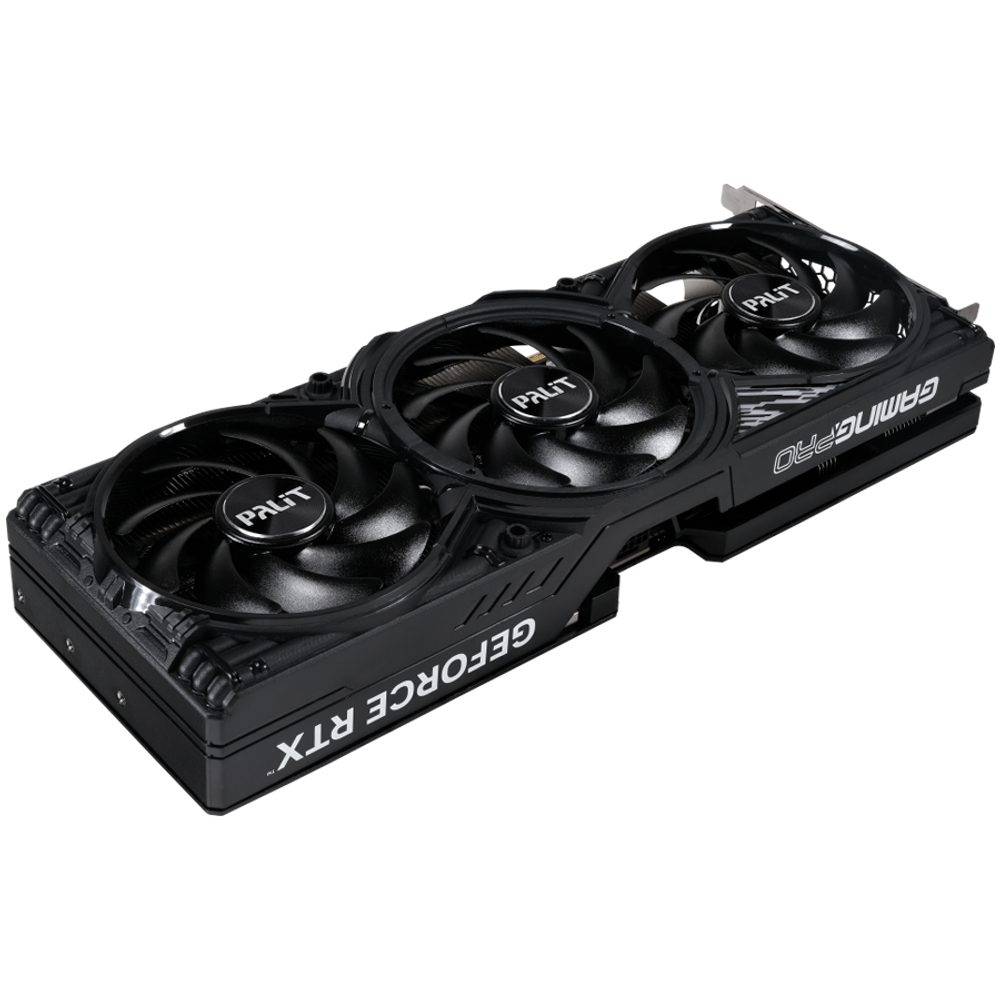 PALIT GeForce RTX 5070 Ti GamingPro-S 16GB GDDR7 256 bit, 1x HDMI 2.1b, 3x DP 2.1b, 3 Fan, 1x 16-pin pwr connector, 750W, 331.9 x 127.1 x 49.7 mm, NE7507T019T2-GB2031U