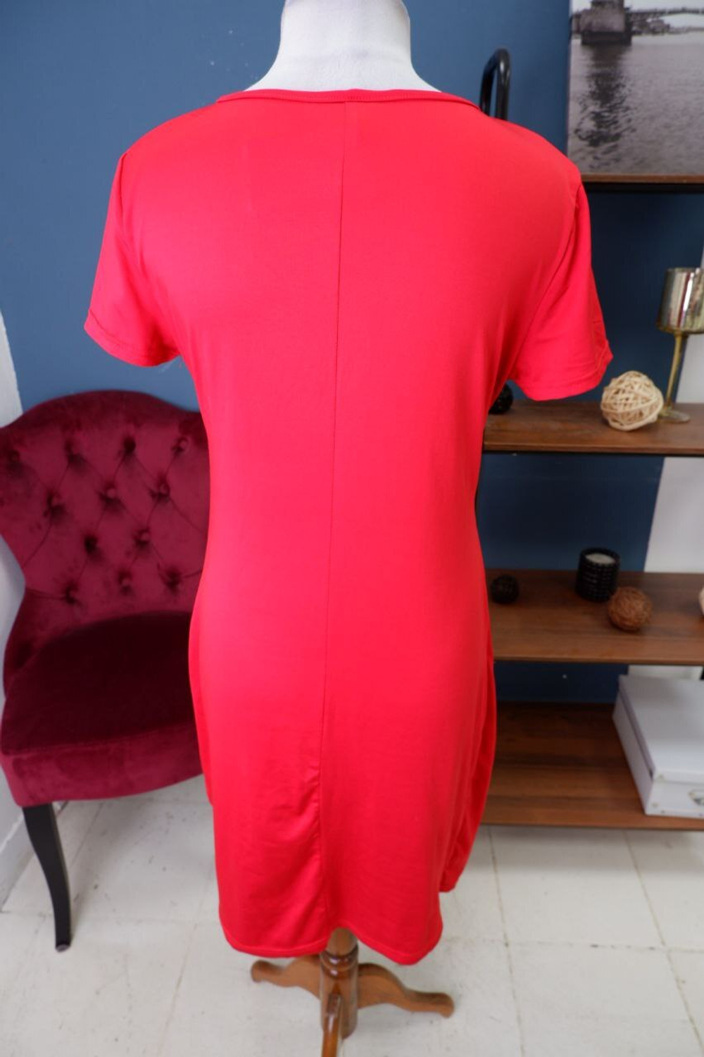 Платье миди яркое 46-48 размер