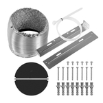 Кухонная вытяжка MAUNFELD Mersey 90 белый\вставка сатин