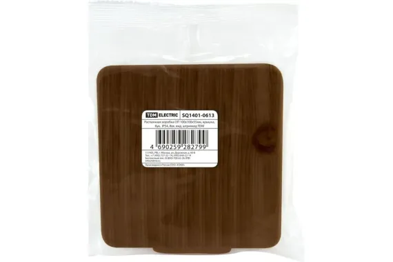 Коробка TDM 100*100*55 о/п IP54 бук 27391