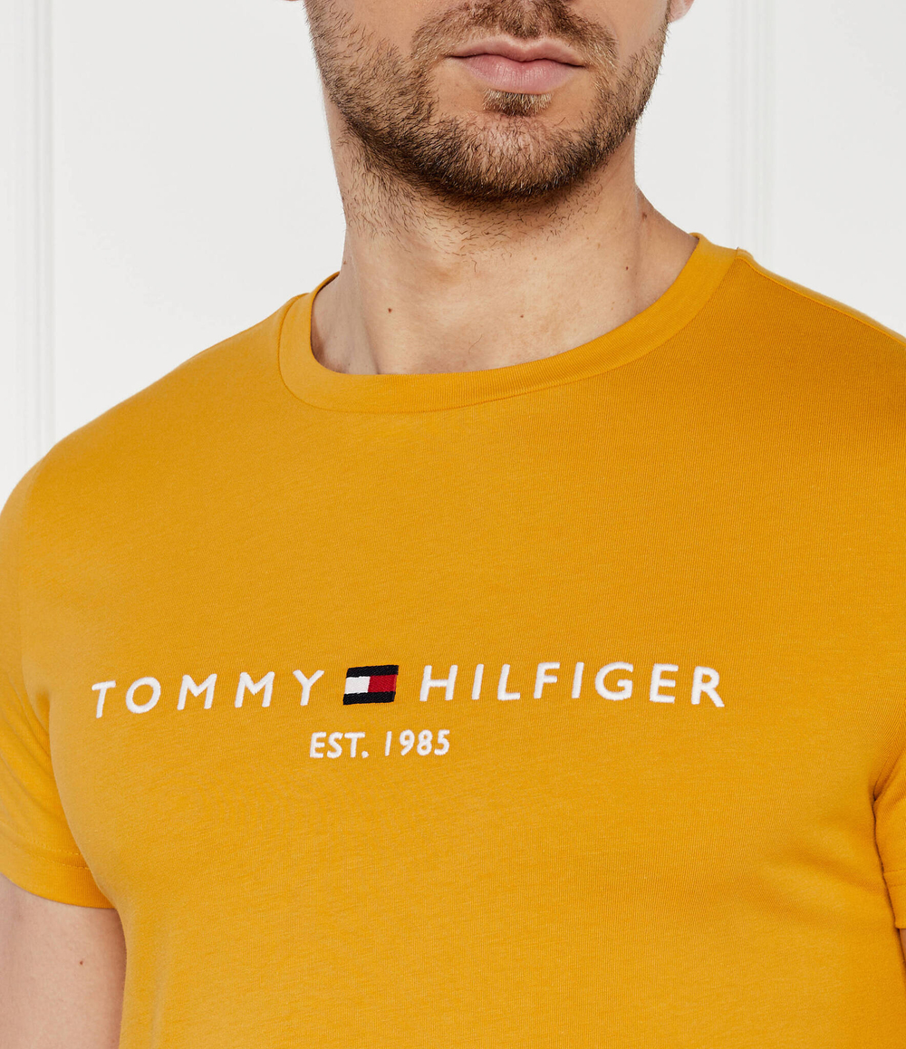 Футболка Tommy Hilfiger - горчичный(MW0MW11797)