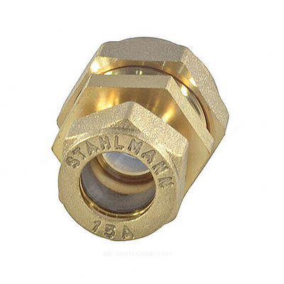 Муфта переходная латунь 25Aх20 обжим STAHLMANN SSWL25/200BEF
