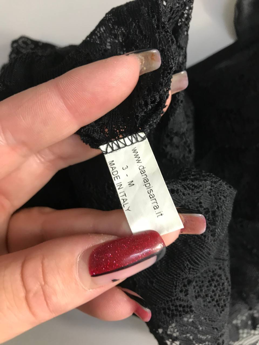 Топ Dana Pissara кружевной, маркировка М, визуально на 46 размер