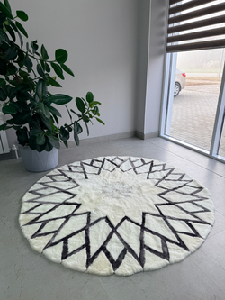 Ковер шкура натуральная овчина меховой