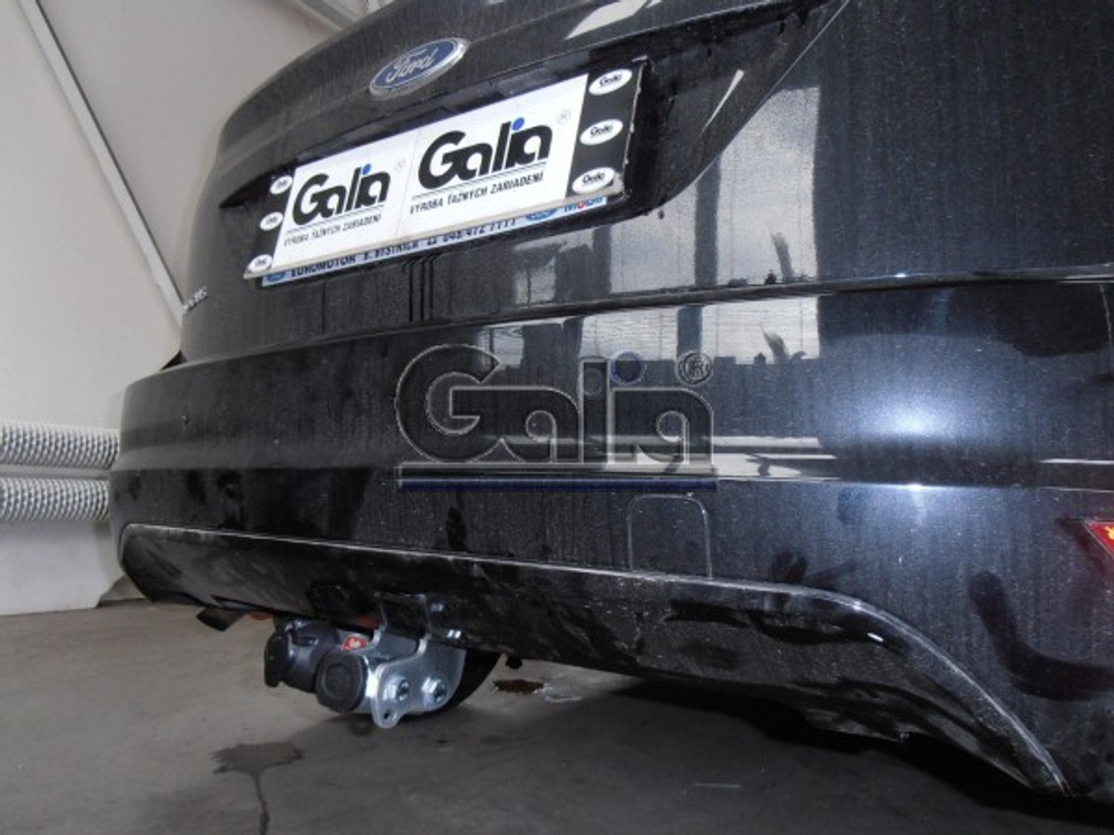 Фаркоп оцинкованный Galia F091A для Ford Focus хетчбек 2004-2011, 2011-, Ford C-MAX 2003-2011, 2011-(паспорт и сертификат в комплекте)(без электрики)
