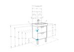 Тумба под раковину AQUATON Сильва 60