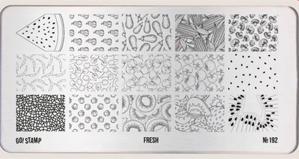 192 Fresh Пластина для стемпинга Go! Stamp