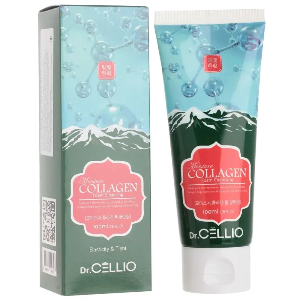 Пенка Dr.CELLIO G70 MOISTURE COLLAGEN FOAM CLEANSING 100 мл
