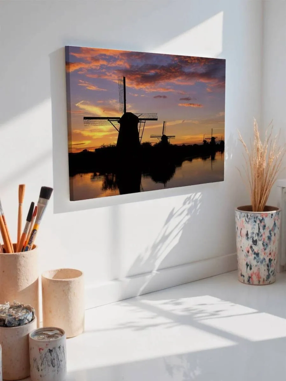 Картина на стену 40 X 50 Мельницы