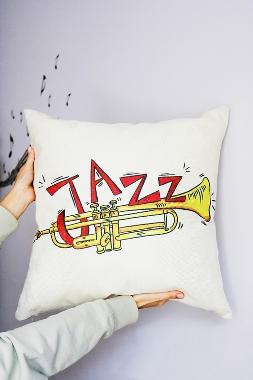 Интерьерная подушка "Труба. Jazz"