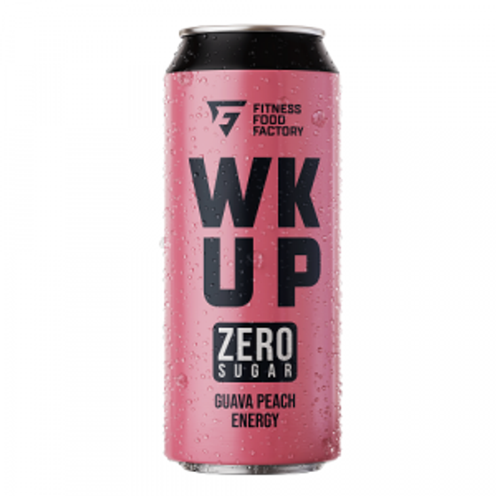 Тонизирующий напиток Wake Up Гуава-Персик ж/б 0,450л х 12шт  АТ