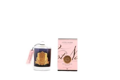 Свеча ароматическая PETAL DE ROSEСвеча Cote Noire Черный / Золотой