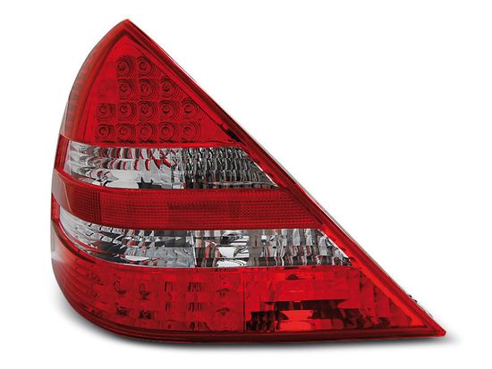Задние фонари red white led для Mercedes SLK R170