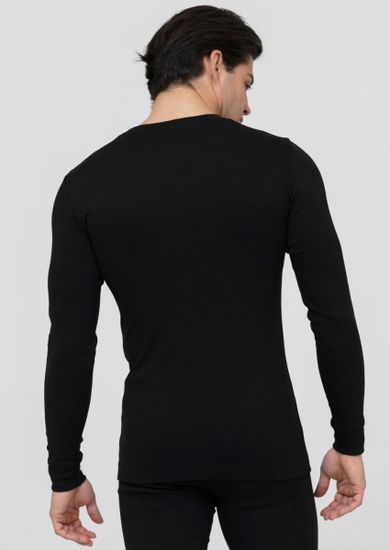 Термофутболка мужская с длинным рукавом Pantelemone PMF-001,черная