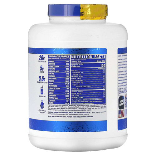 Ronnie Coleman, Signature Series, King Whey, клубничный чизкейк, 2,3 кг (5 фунтов)