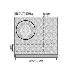 Портьерная ткань dimout арт. 2301 A col. 5а коллекции "Biscuit"