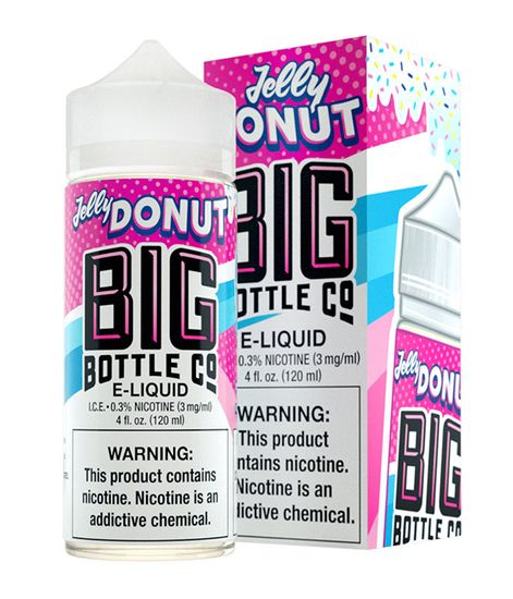 Жидкость Big Bottle (120 мл, 3 мг) Jelly Donut