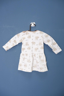 Платье Kotmarkot из хлопка теплое на 2 года