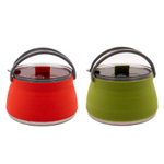 Чайник Tramp складной силиконовый 1 л (оливковый)