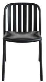 Стул пластиковый Papatya Galata-S, антрацит