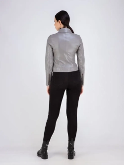 Кожаная куртка демисезонная косуха