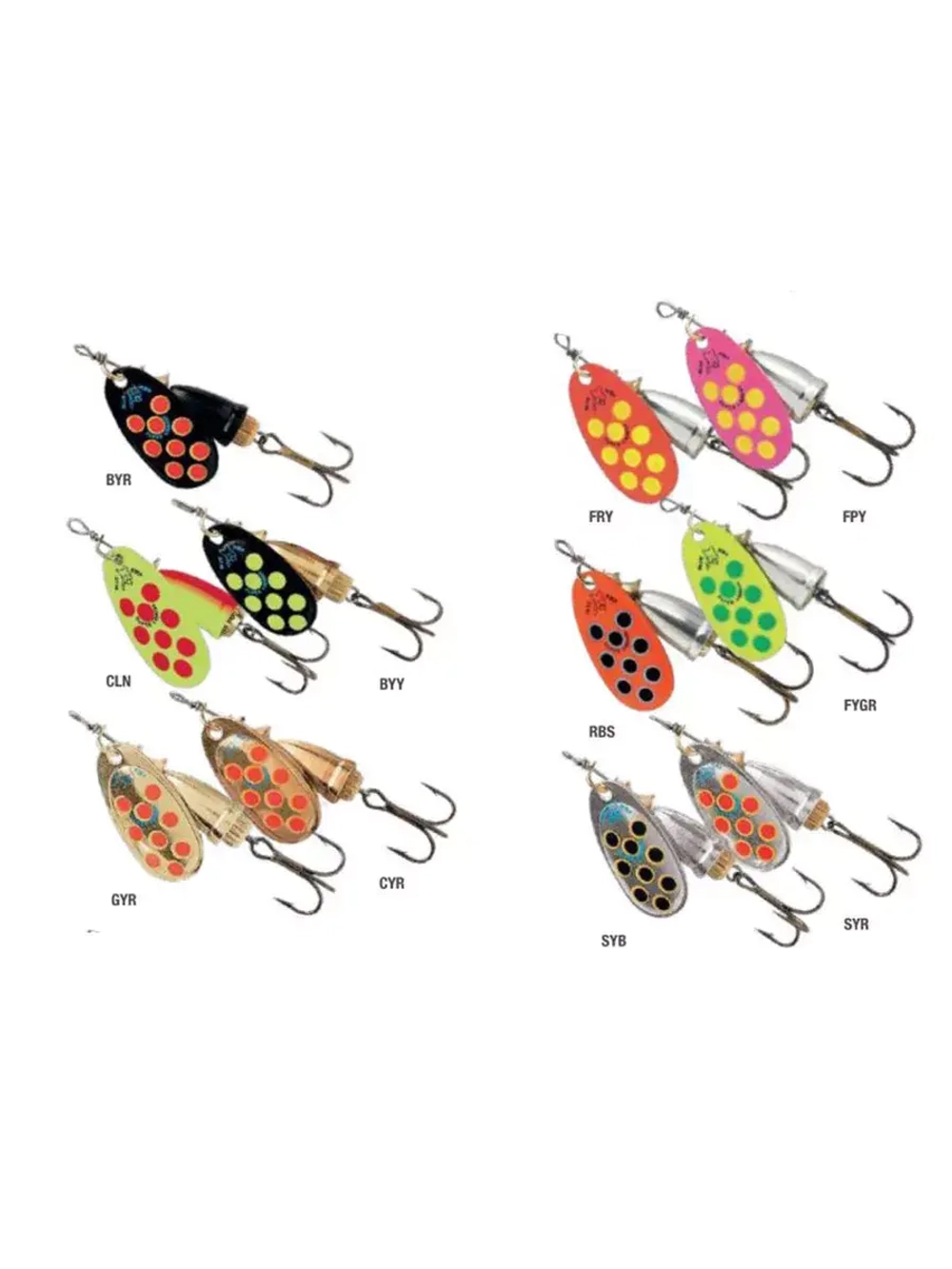 Блесна для рыбалки вертушка Vibrax Hot Pepper 6 /BYY