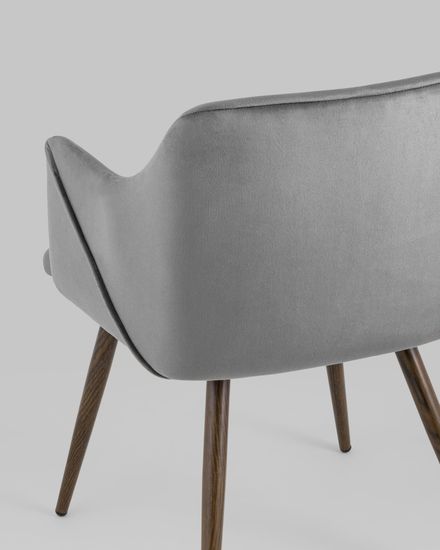 Стул Монарх NEW серый 2 шт