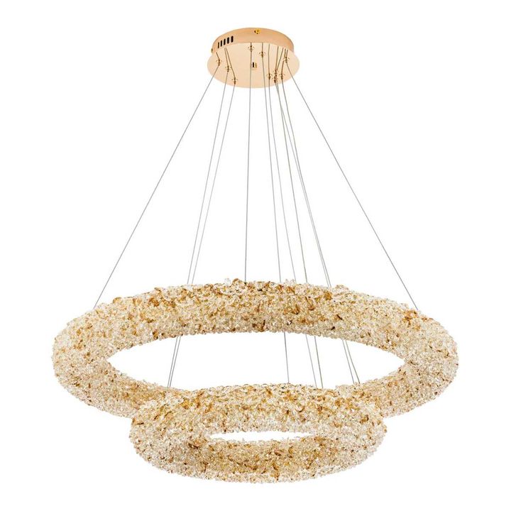 Подвесная светодиодная люстра Modelux Modestyle MS.6000.800.500 GD