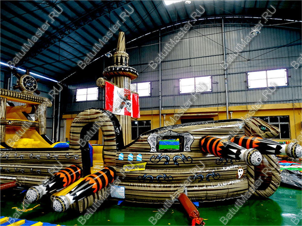 Надувной корабль "Пират Черная Борода"