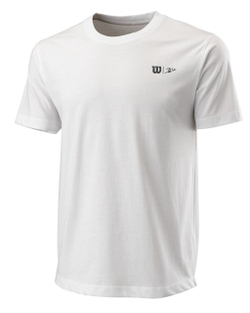Мужская теннисная футболка Wilson Bela Signature Tech Tee M - white