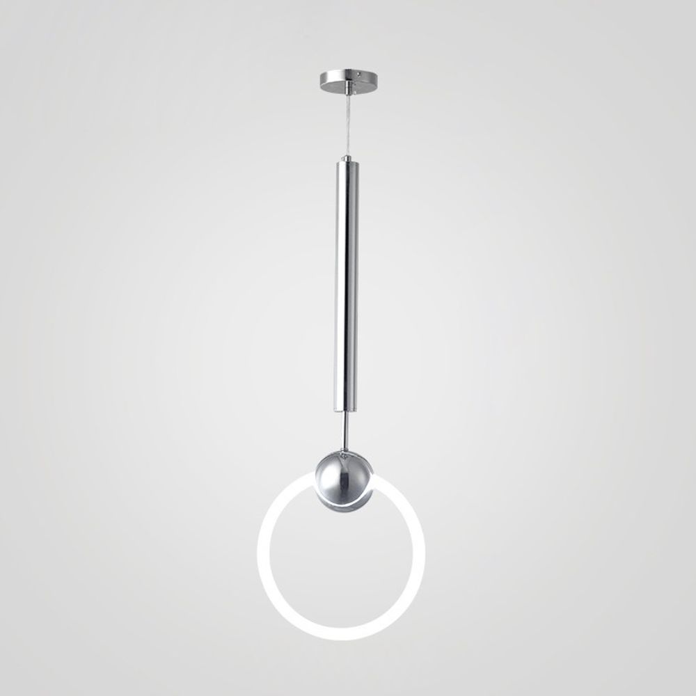 Подвесной светильник RING L D30 Серебро