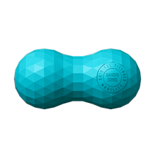 Набор из двух массажных мячей с кистевым эспандером бирюзовый (без коробки)