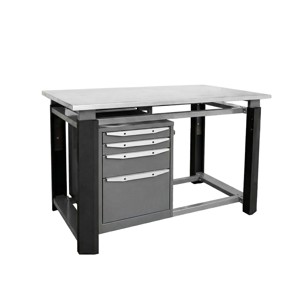 Усиленный верстак с 1 тумбой