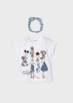 футболка с повязкой на голову