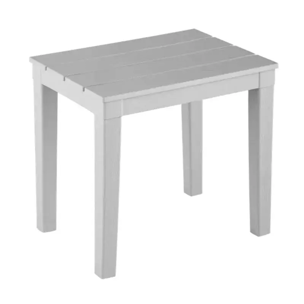 Столик для шезлонга Прованс белый 400х370мм