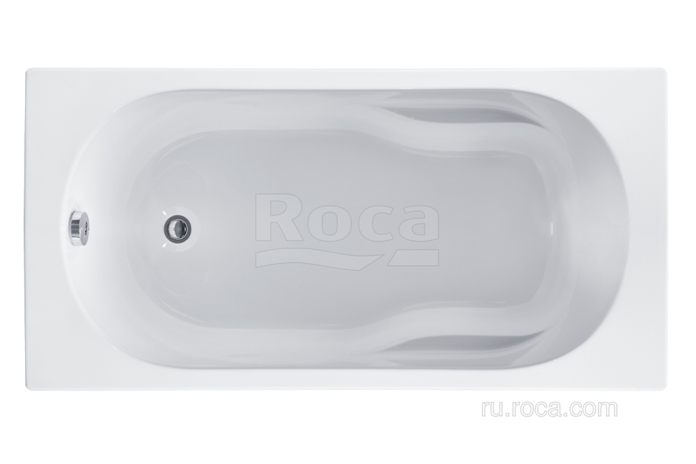 Акриловая ванна Roca Genova-N 150x75 прямоугольная белая ZRU9302894