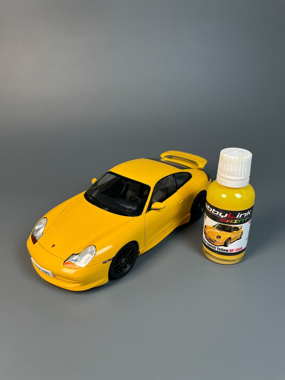 Краска лаковая HobbyLink Porsche Speed Yellow HP-2008