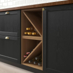 Полка для вина - VADHOLMA IKEA/ ВАДХОЛЬМА ИКЕА,  40х40 см, коричневый