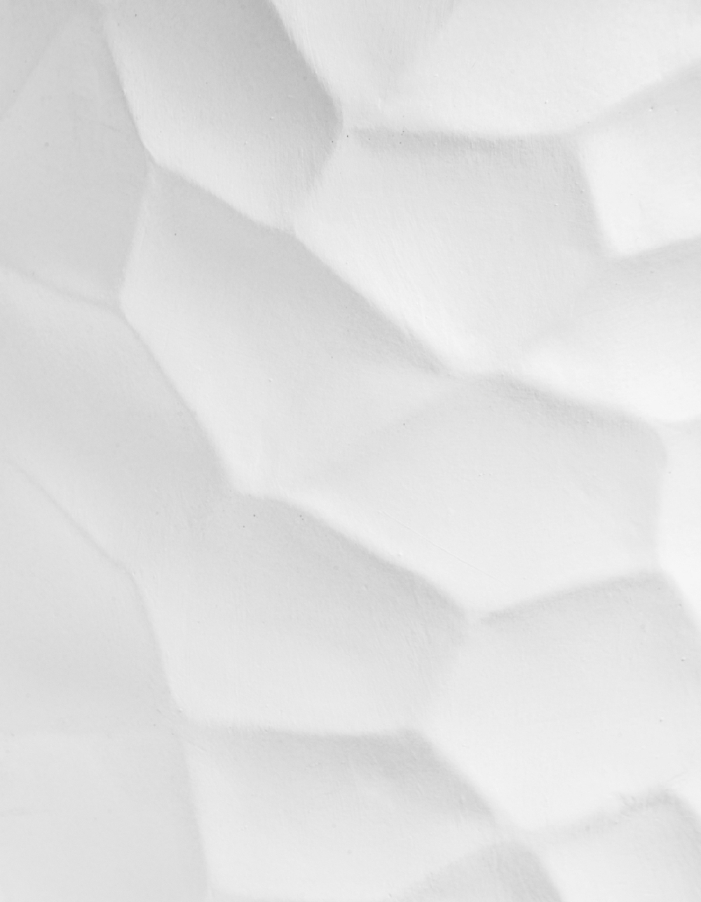 Кашпо TREEZ ERGO - серия Comb - Цилиндр - Белый камень