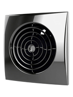 Вентилятор накладной AURA D100 обратный клапан Chrome DICITI