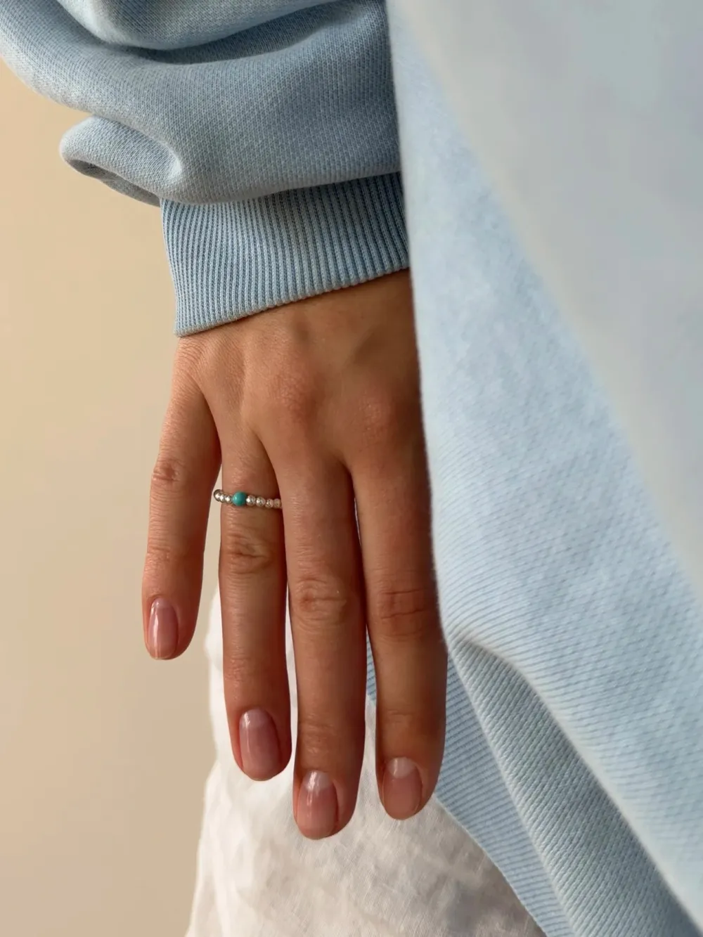 Кольцо Basic Mini Blue