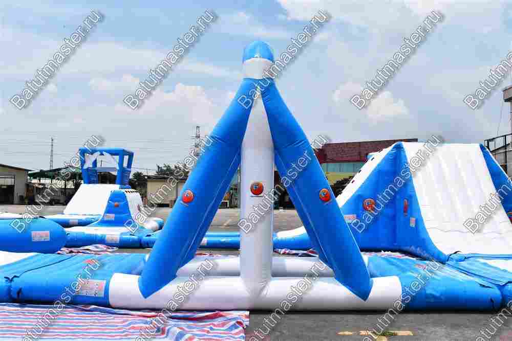 Коммерческий аквапарк на воде «Улыбка моря» 37×32×4 м