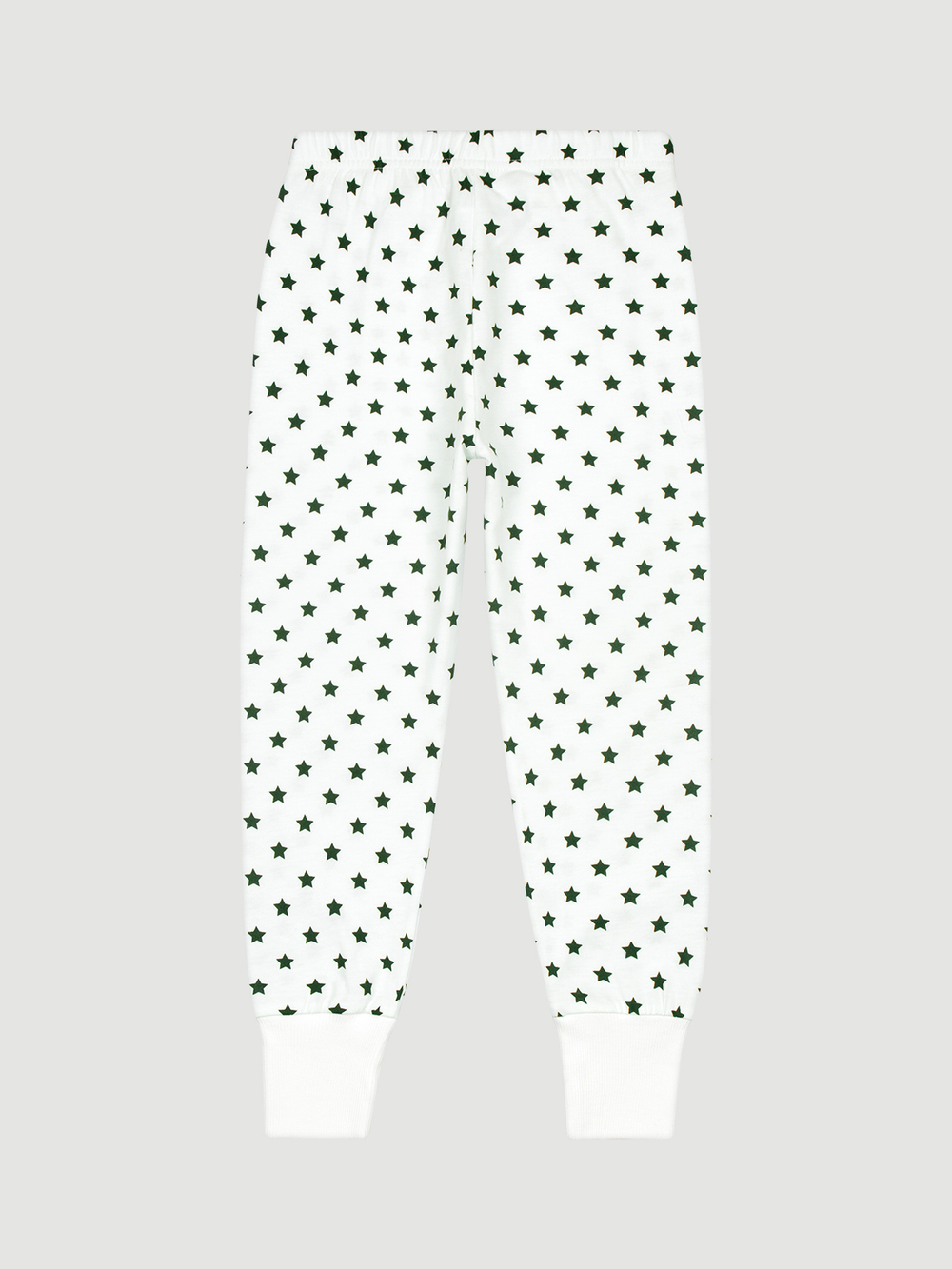 Пижама Mjölk Green Stars, на манжетах