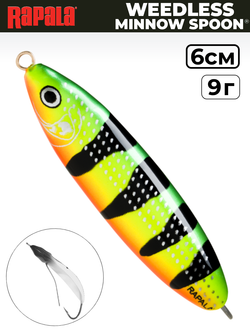 Незацепляйка RAPALA Minnow Spoon RMS06 / 6 см, 9 г, цвет FT