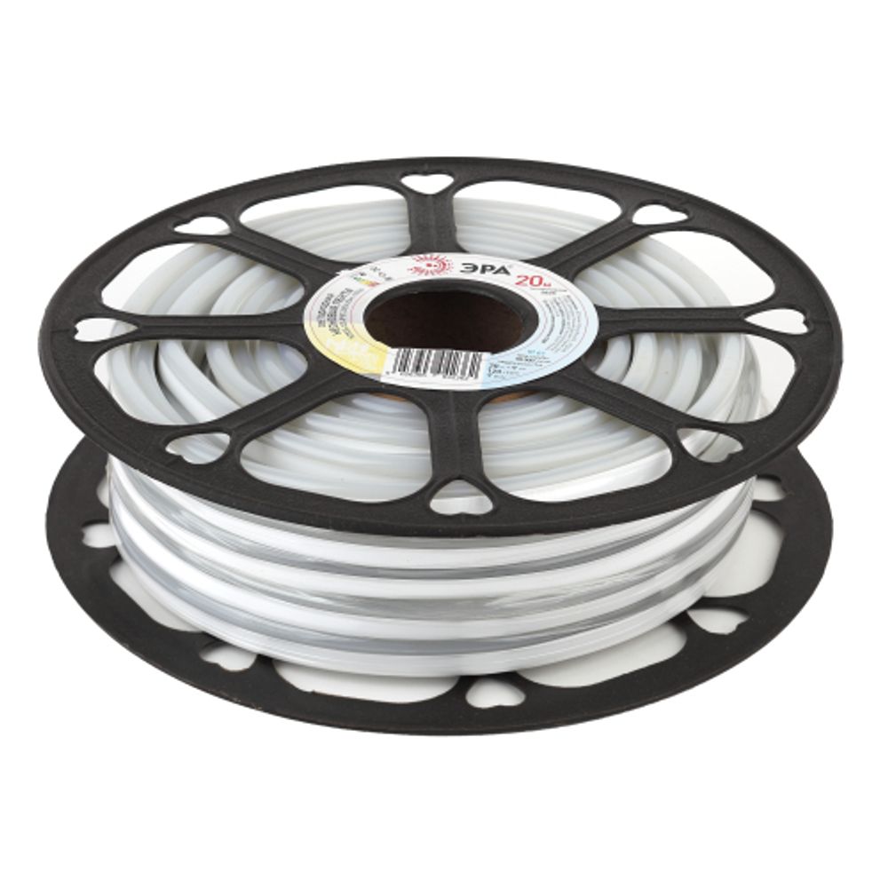 Светодиодная неоновая лента ЭРА N2835-120-IP67-220V-20m-2700 теплый белый