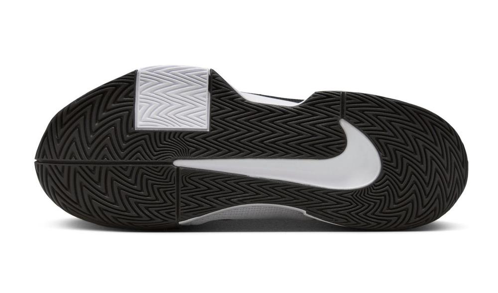 Мужские кроссовки теннисные Nike Zoom GP Challenge Pro - белый, черный