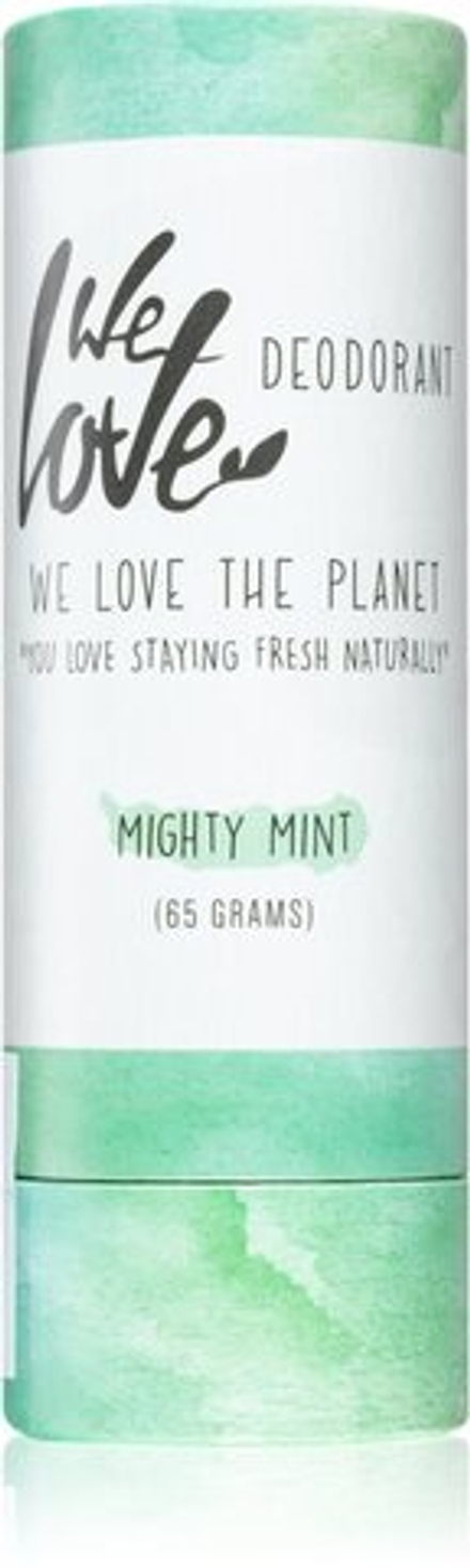 We Love The Planet You Love Staying Fresh Naturally Mighty Mint - дезодорант-стик Натуральный /  unisex 65  g  / GTIN 8719324977142