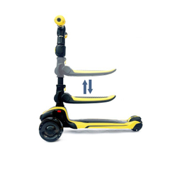 Самокат Moby Plus RO-101 black-yellow (Черно-Желтый)